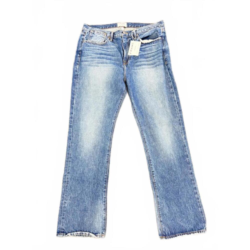 NWT New FRAME Le Oversized Cuff Jean in Calvert 32